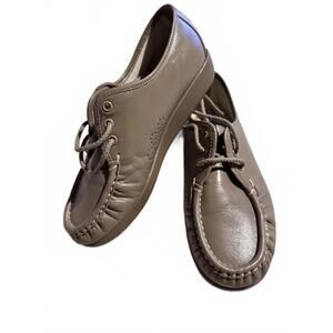 SAS women's Siesta leather lace-up comfort shoes mocha 8 Wide 76189987 $169